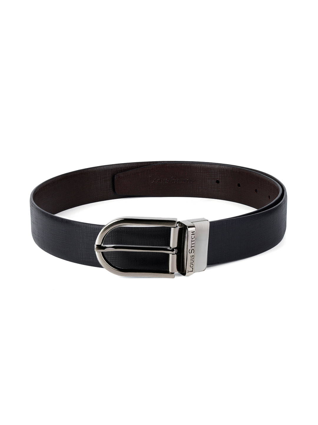 Handcrafted Spanish Leather Reversible Belt For Men