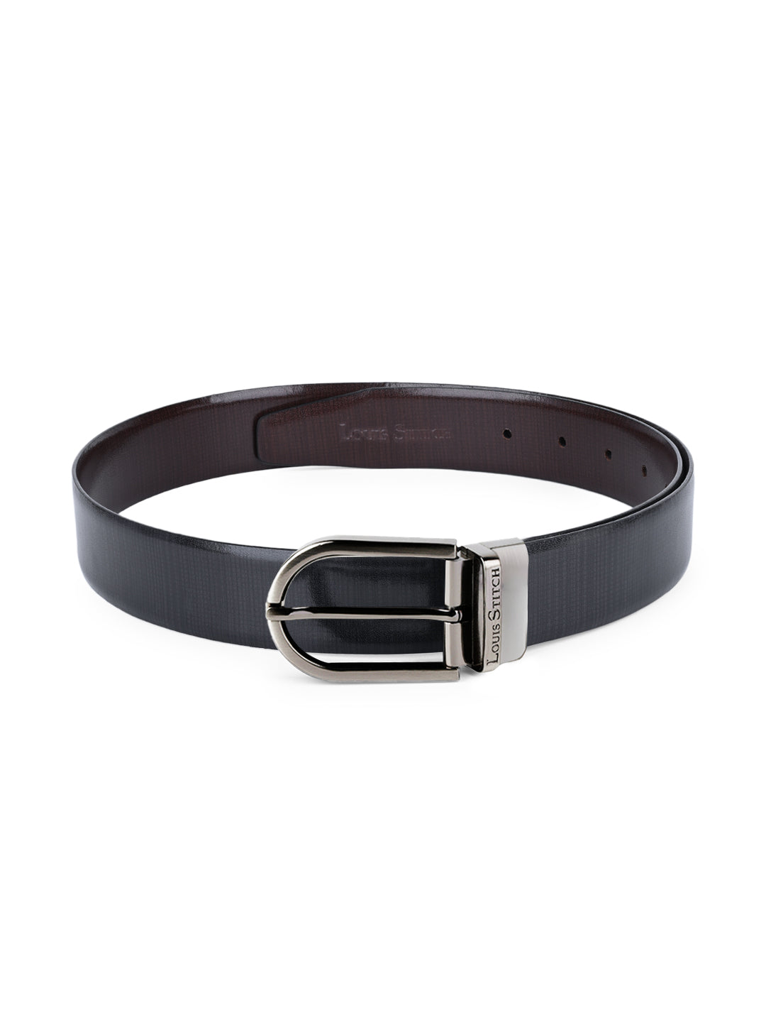 Handcrafted Spanish Leather Reversible Belt For Men