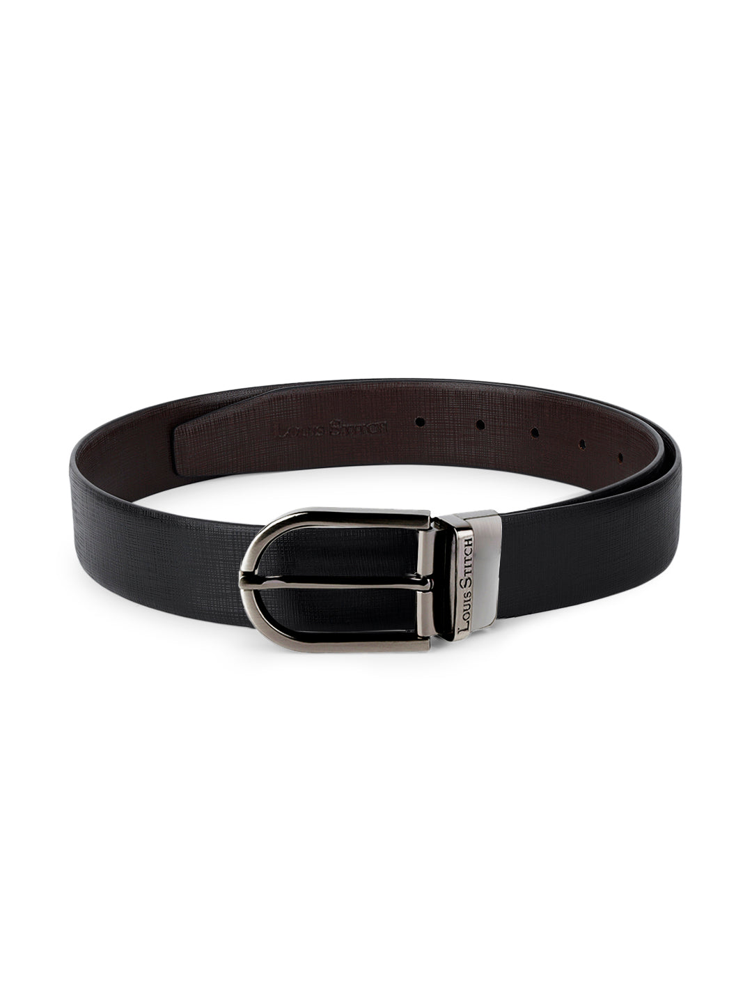 Handcrafted Spanish Leather Reversible Belt For Men