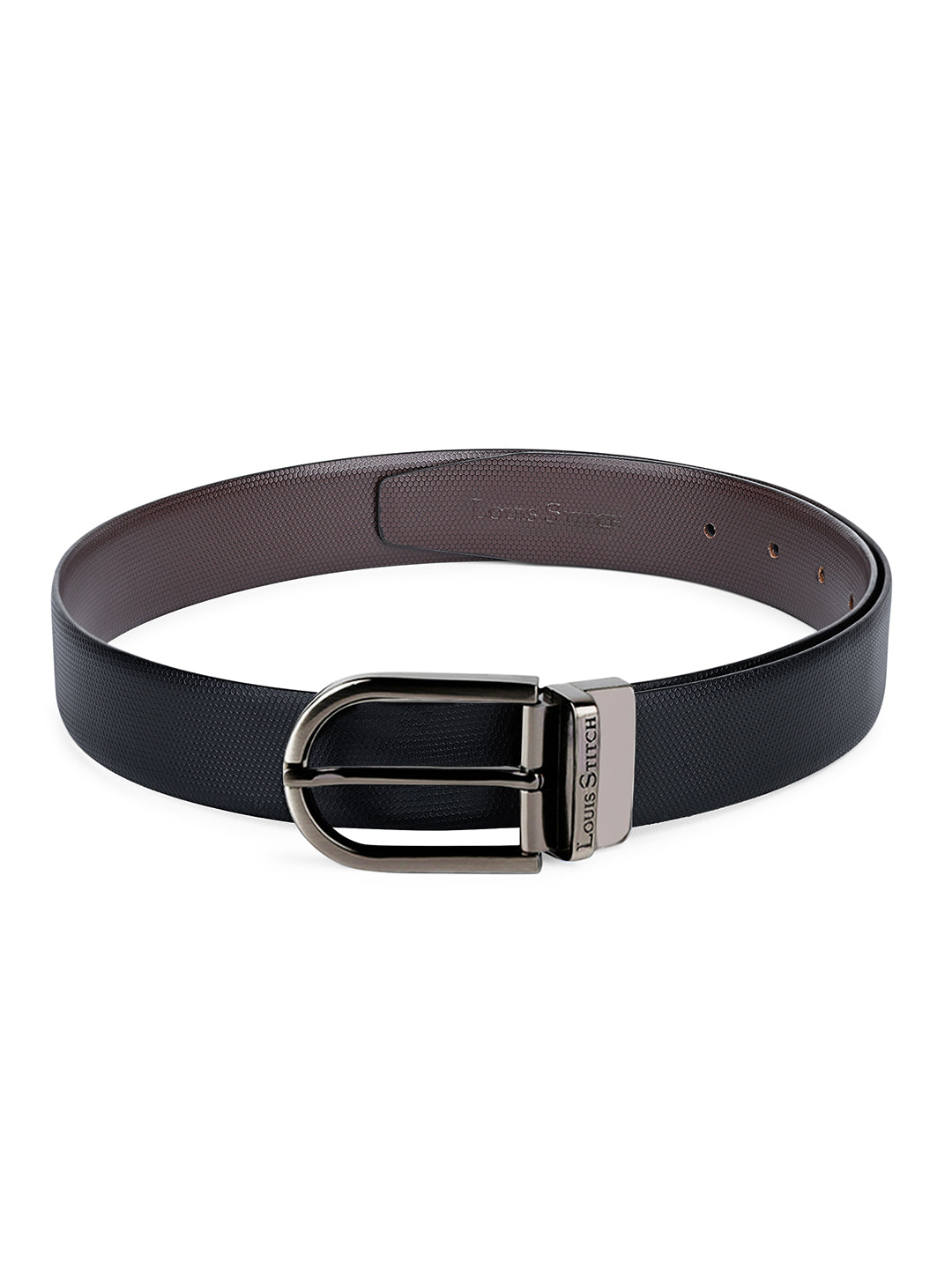 Handcrafted Spanish Leather Reversible Belt For Men
