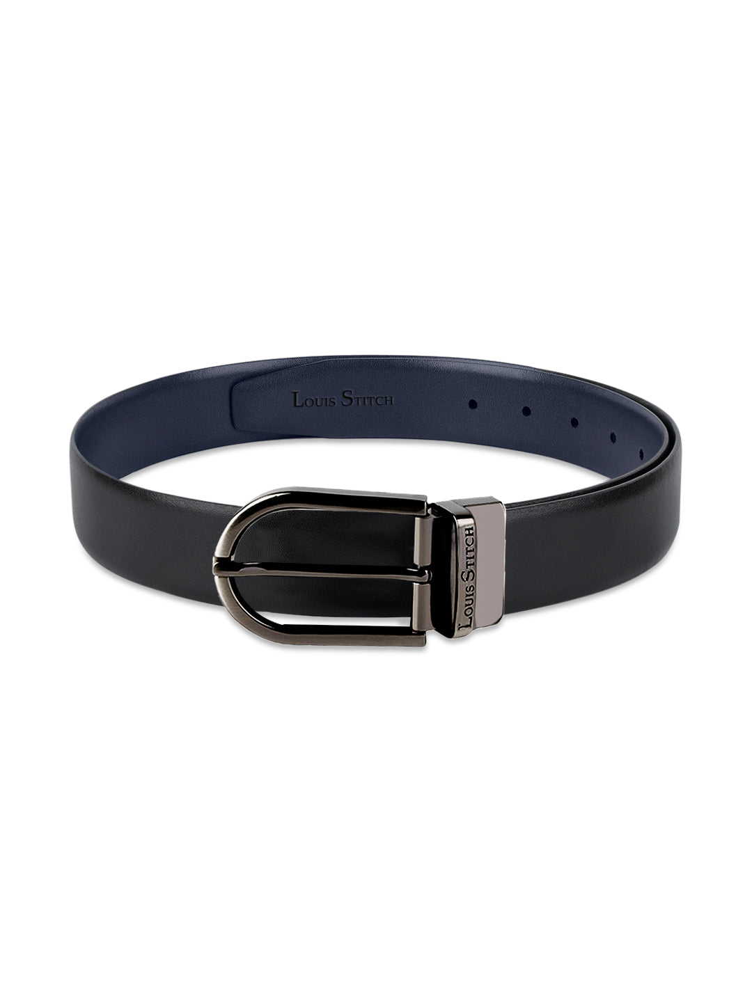 Handcrafted Spanish Leather Reversible Belt For Men