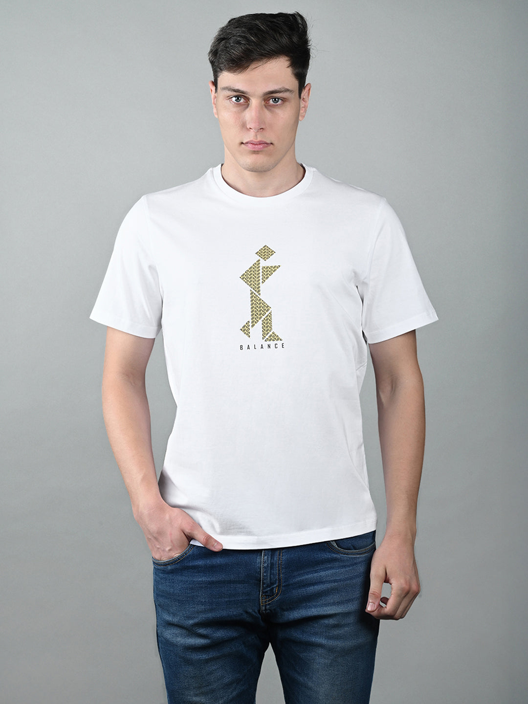 Men's Super Combed Cotton Regular Fit Pack of 3 Roundneck T-shirts