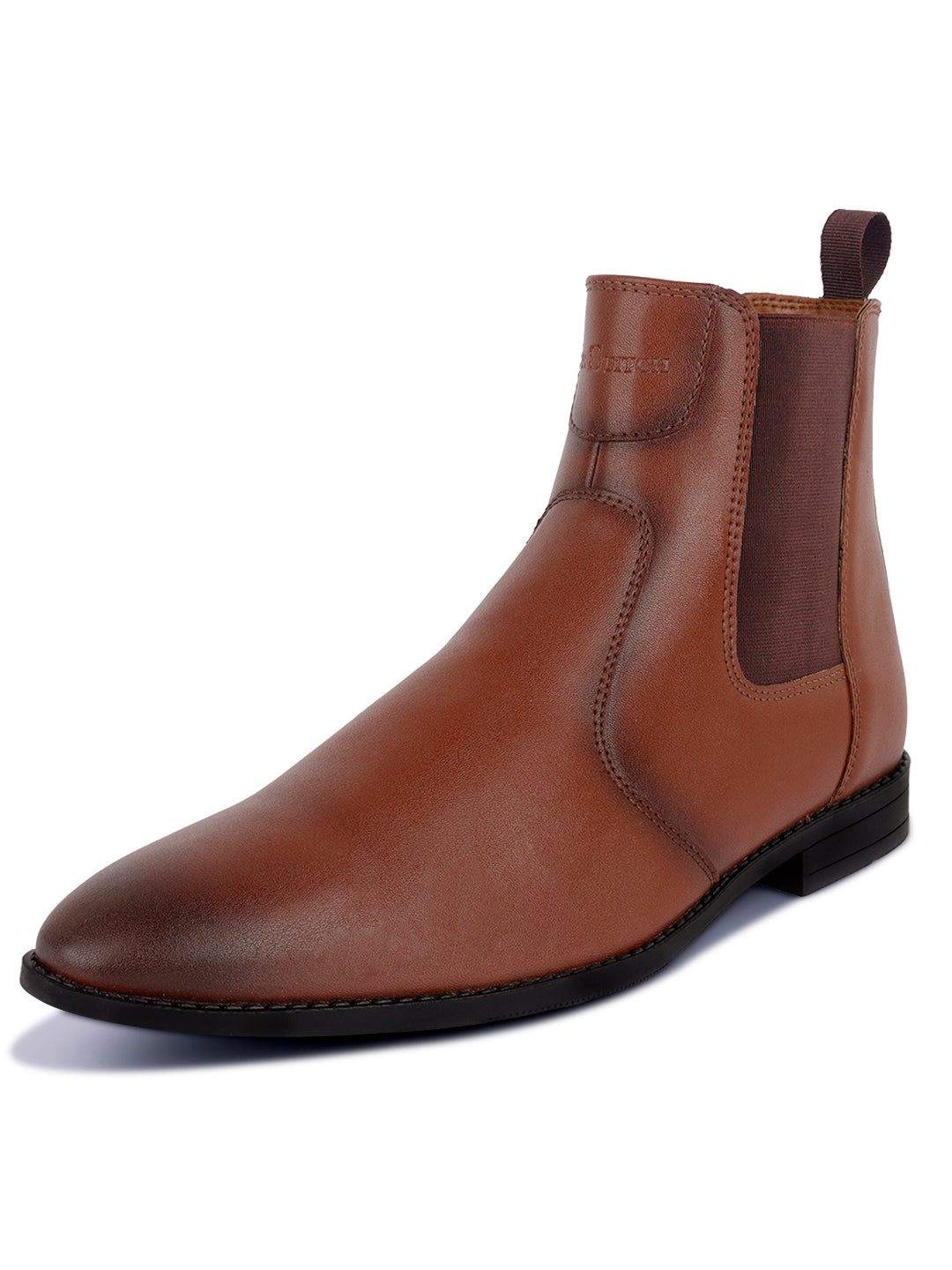 Russet Tan Dual Tone Handcrafted Chelsea Boots