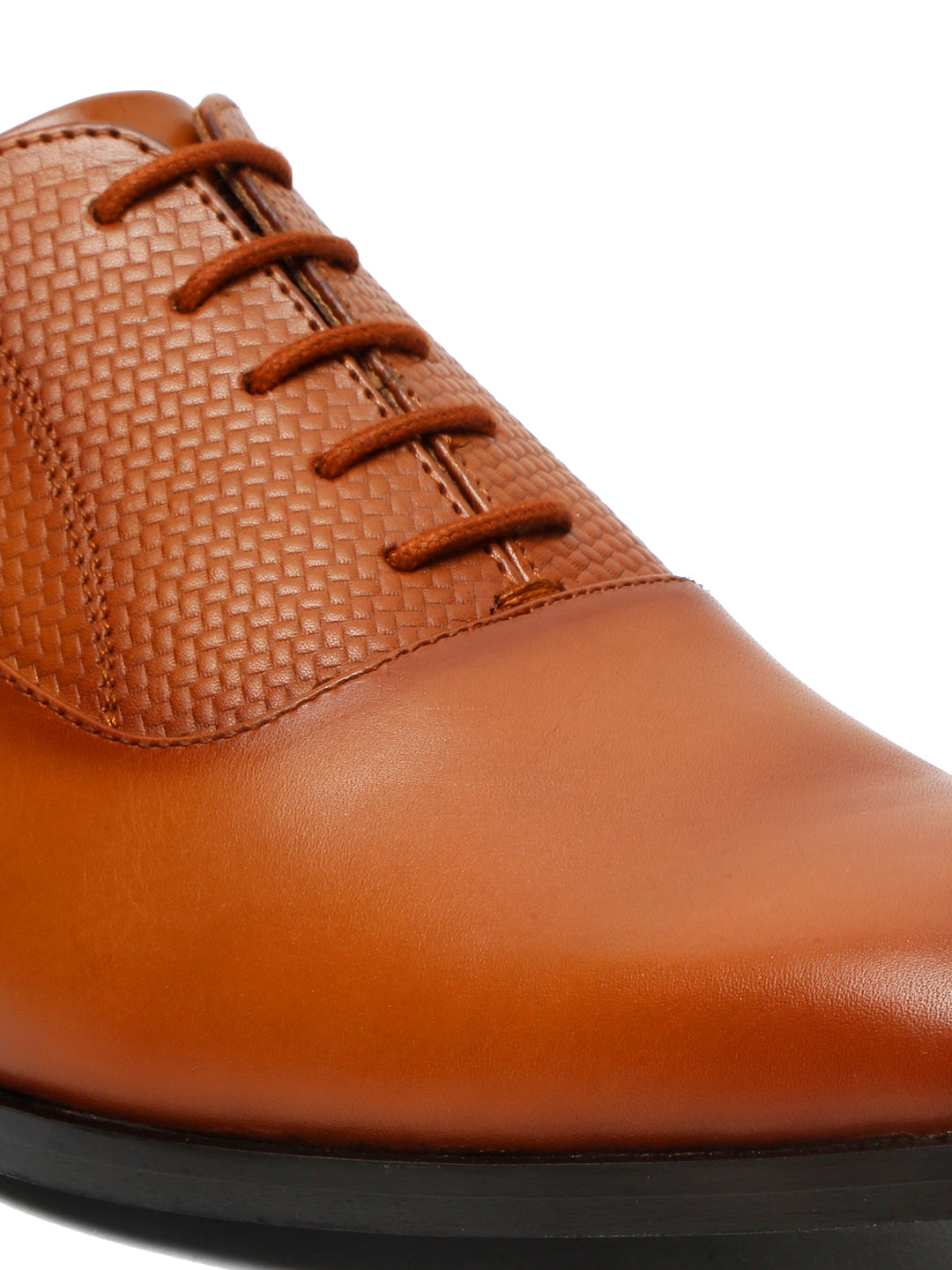 Russet Tan Handmade Premium Italian Leather Derby Shoes