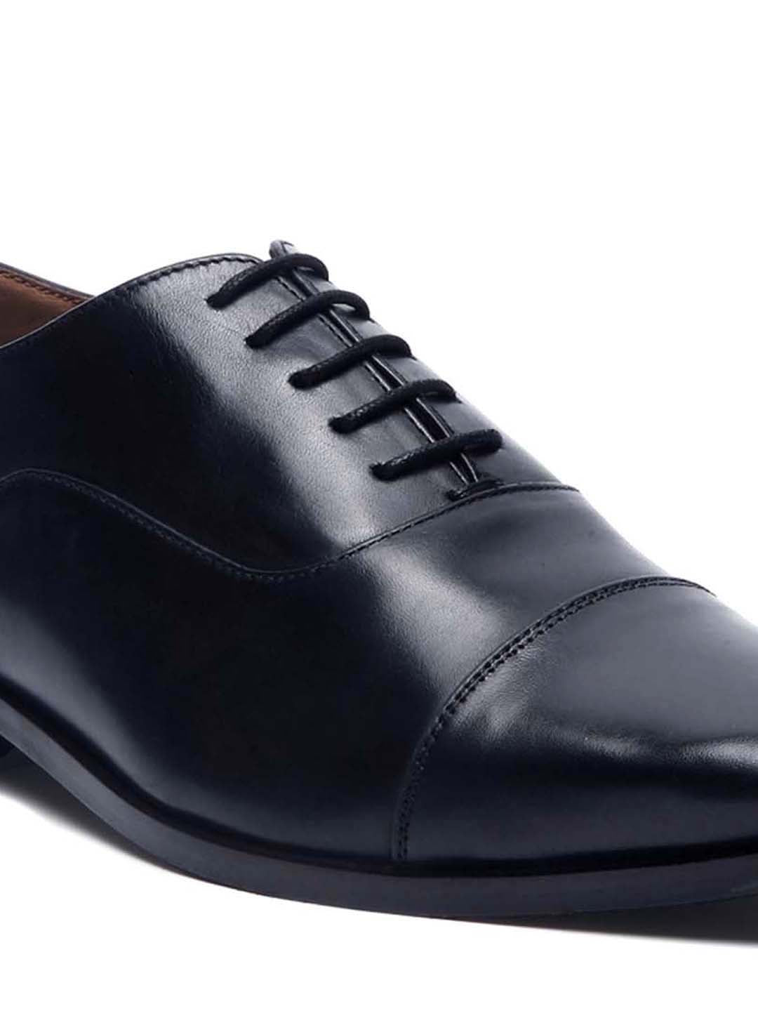 Jet Black Handmade Premium Italian Leather Oxfords