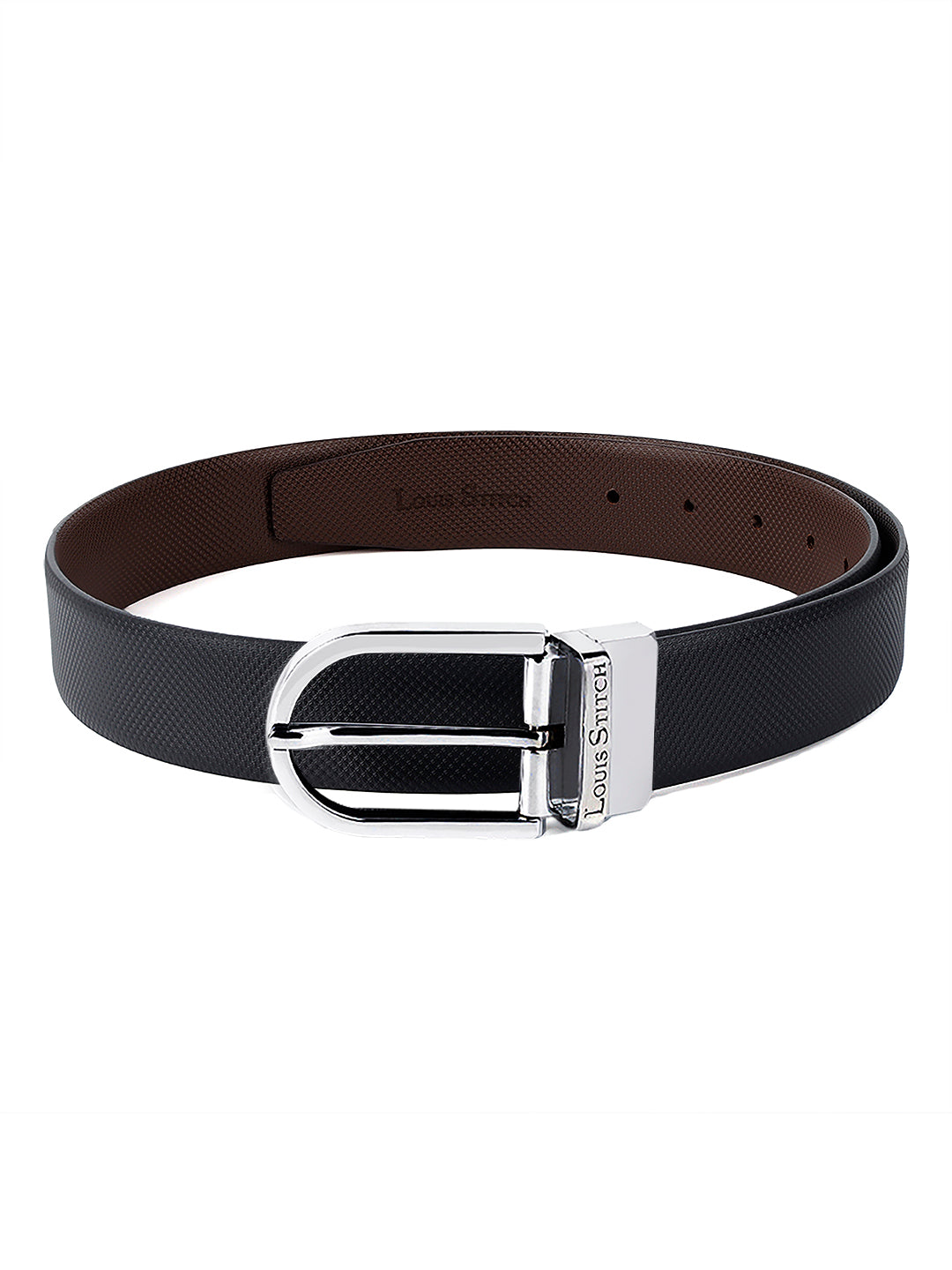 Handcrafted Spanish Leather Reversible Belt For Men