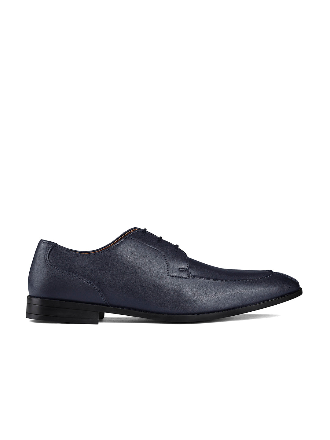 Federal Blue Handcrafted Derby Laceups Shoes