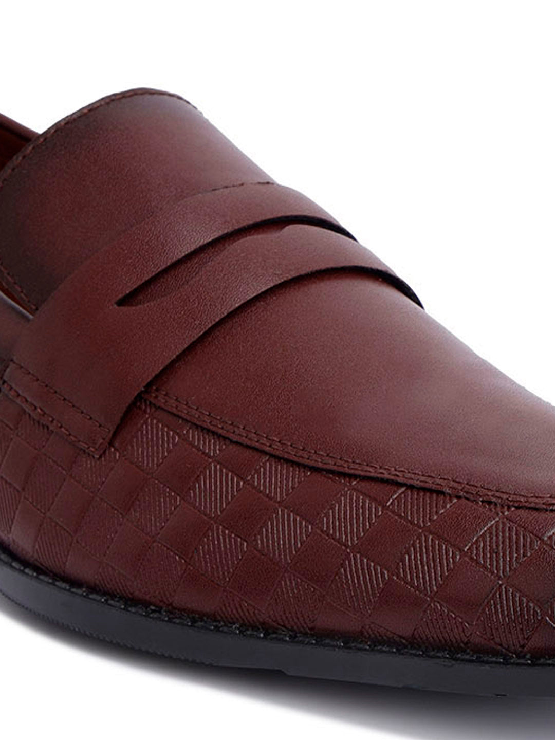 Rosewood Handcrafted Embossed Moccasins Slipons