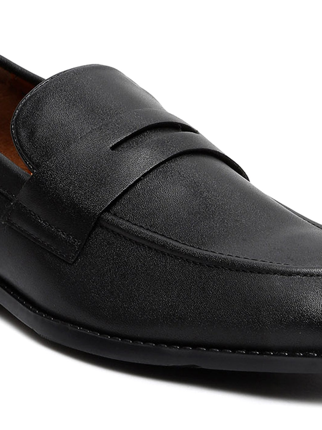 Obsidian Black Slipon Style Comfortable Moccasins