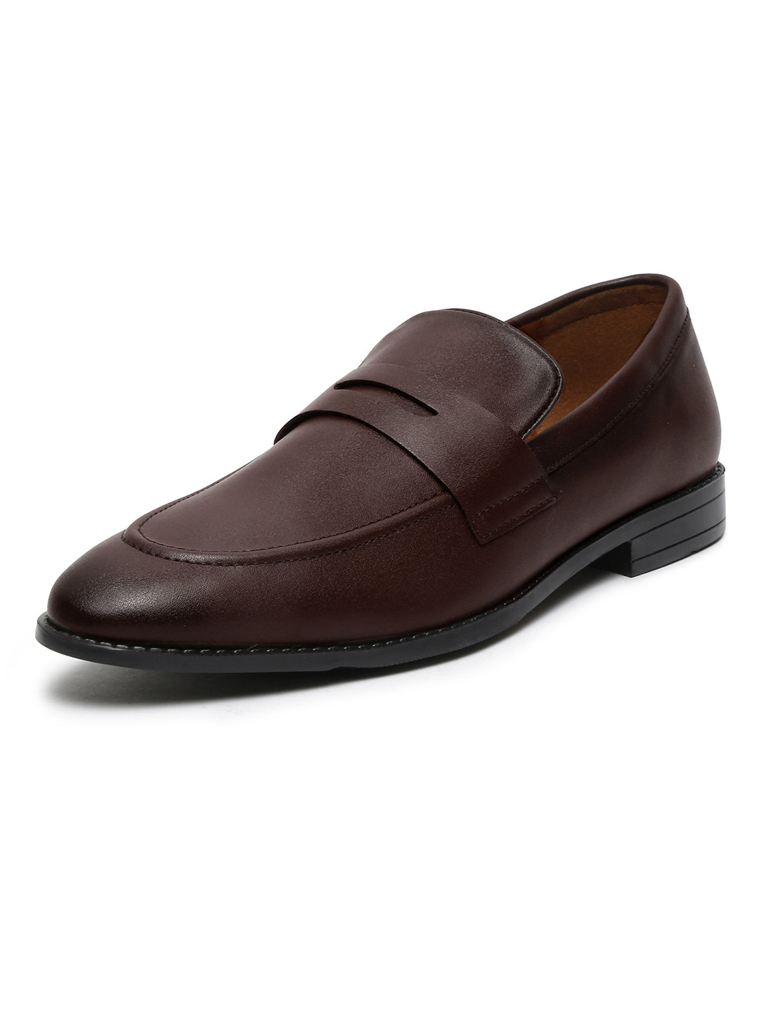 Brunette Brown Slipon Style Comfortable Moccasins