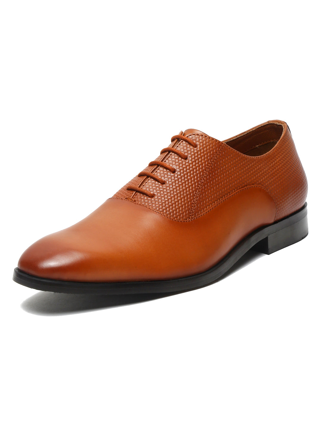 Russet Tan Handmade Premium Italian Leather Derby Shoes