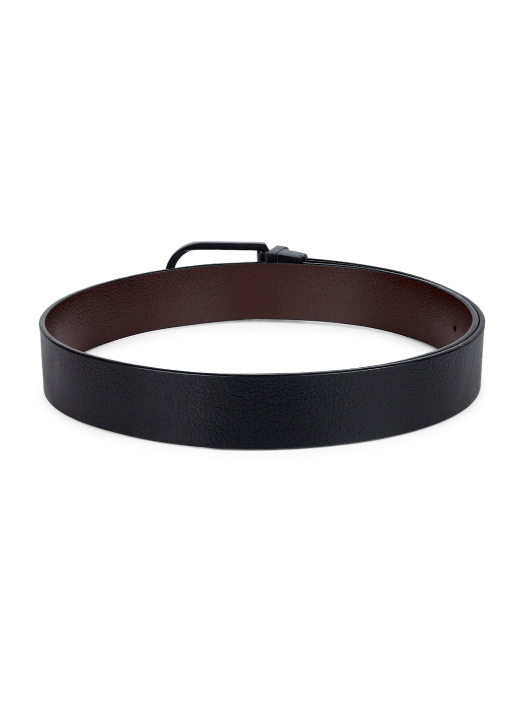 Men's Black & Brown Formal Italian Leather Reversible Belt For Men
