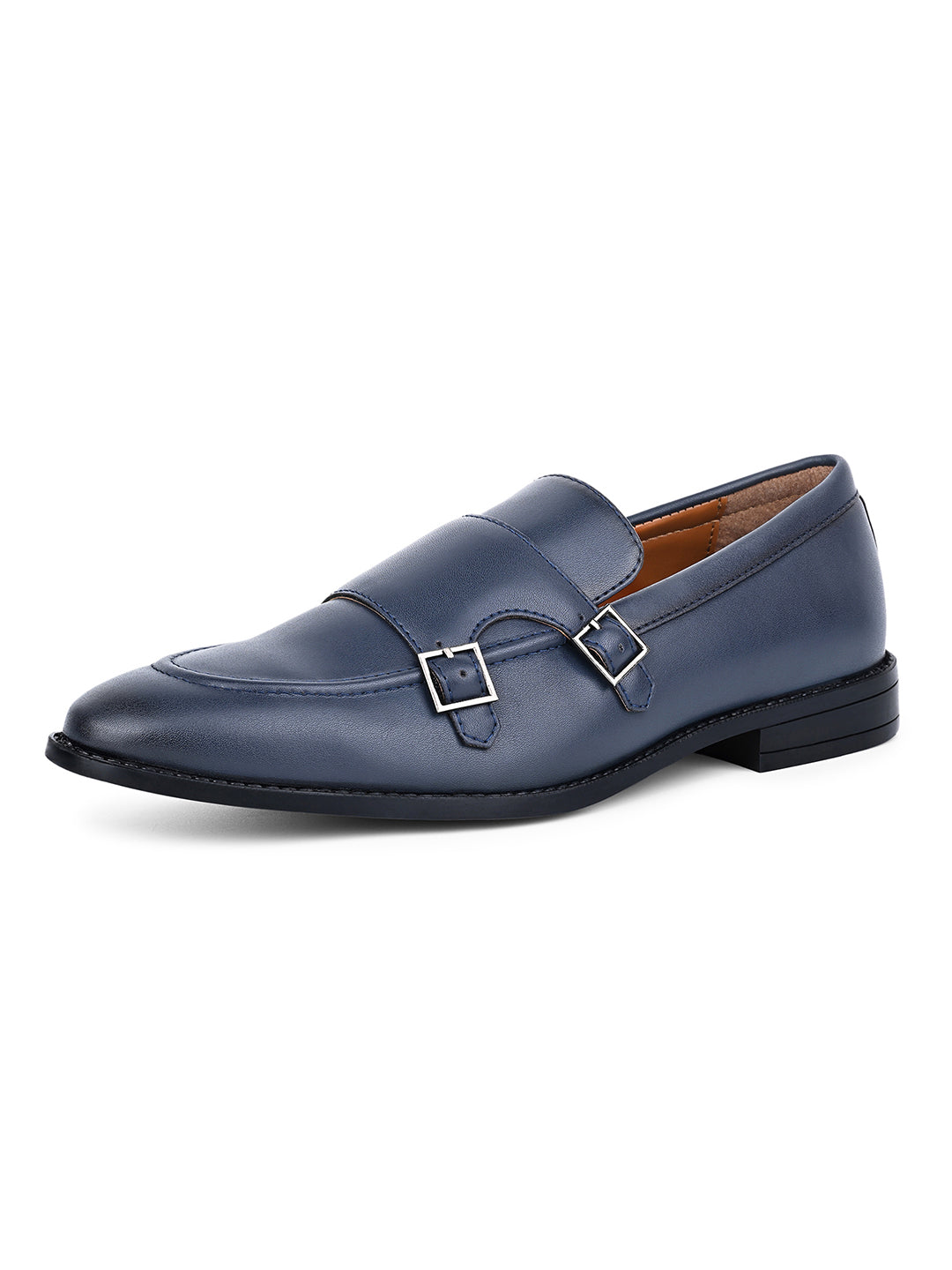 Federal Blue Handcrafted Slipon Style Comfortable Monks