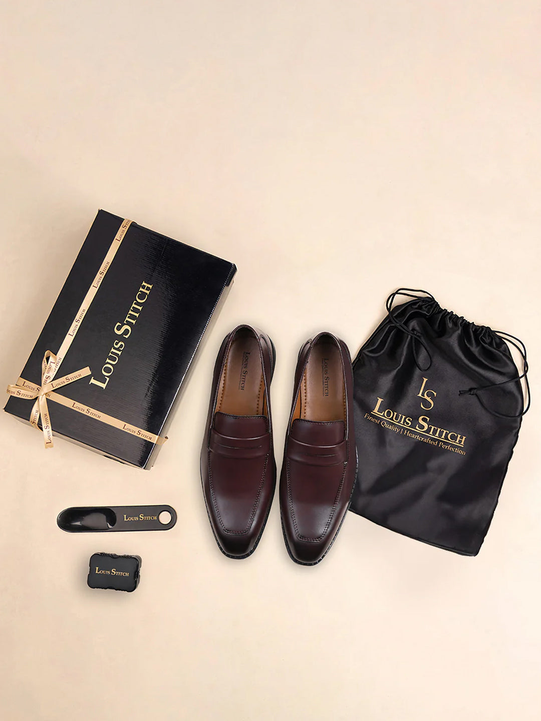 Roswewood Handcrafted Dual Tone Moccasin Slipon Shoe