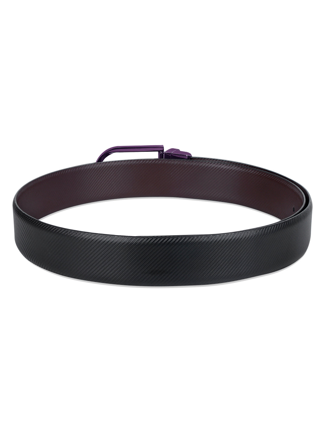 Men's Black & Brown Formal Italian Leather Reversible Belt For Men