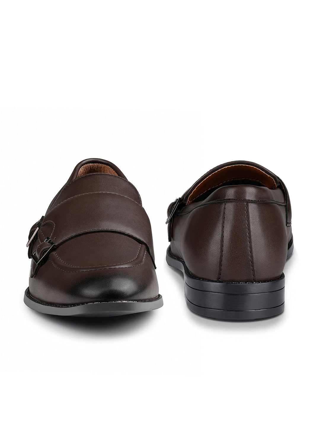 Brunette Brown Handcrafted Slipon Style Comfortable Monk