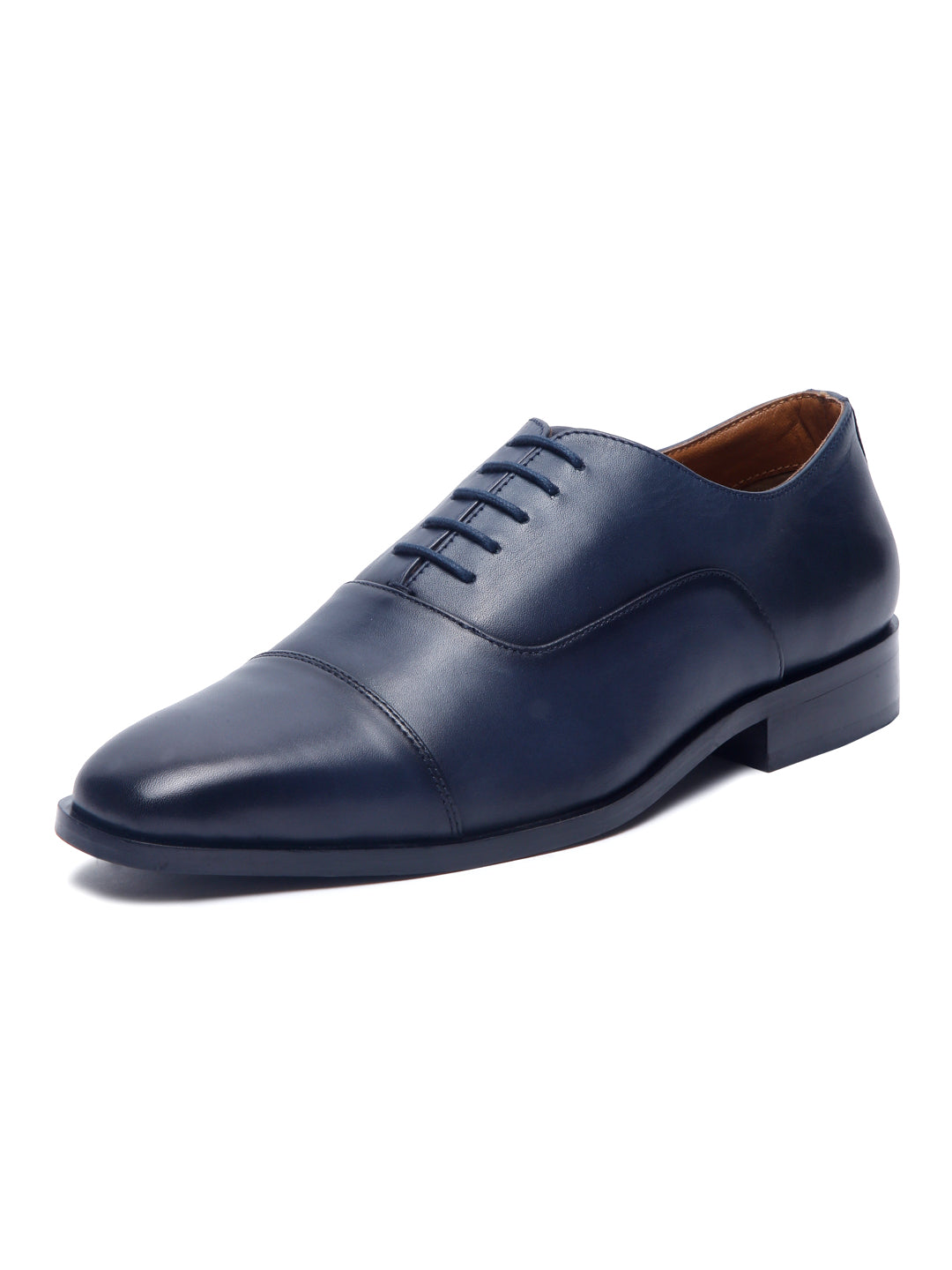 Federal Blue Handmade Premium Italian Leather Oxfords
