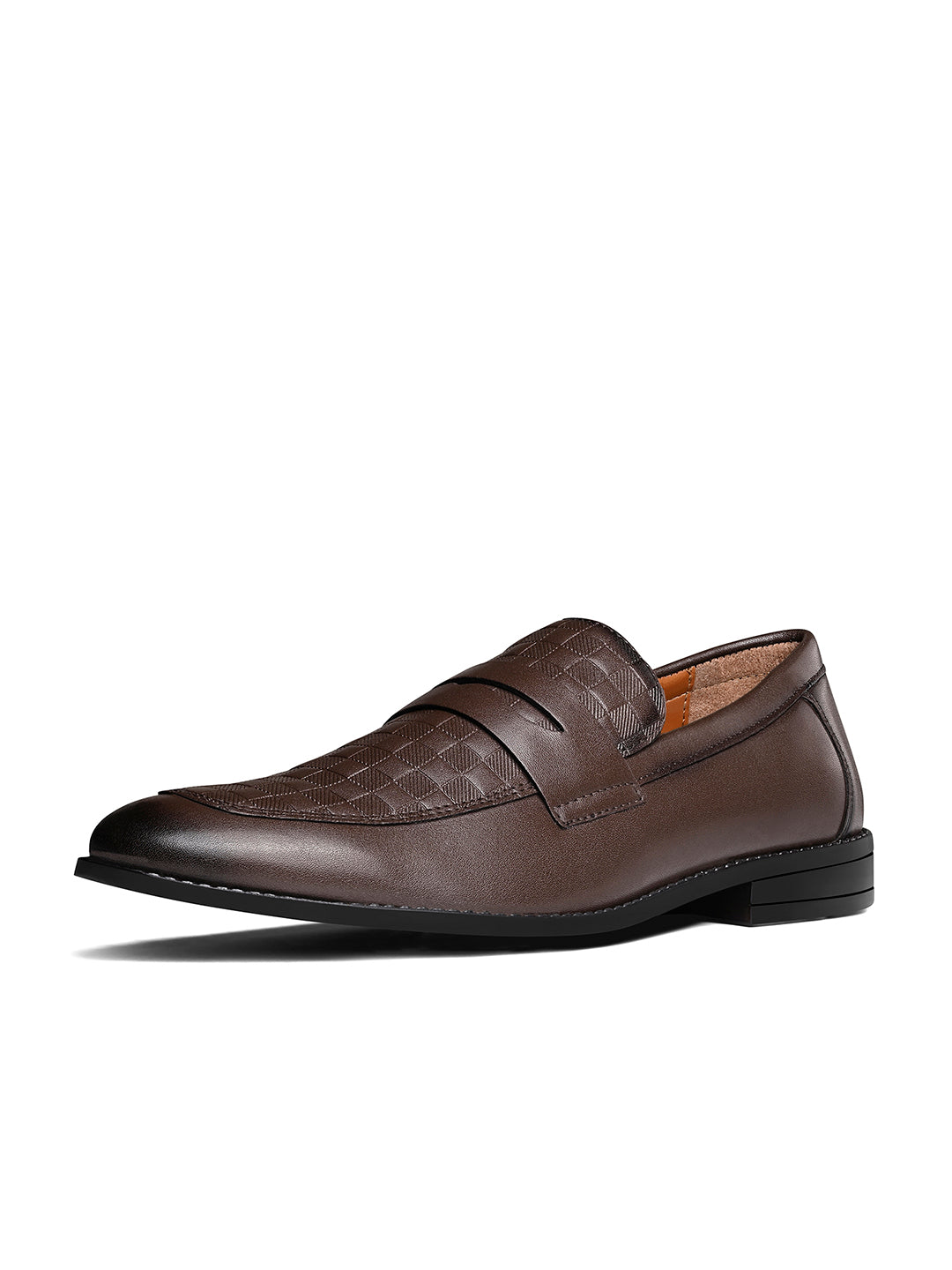 Brunette Brown Handcrafted Moccasin Slipon