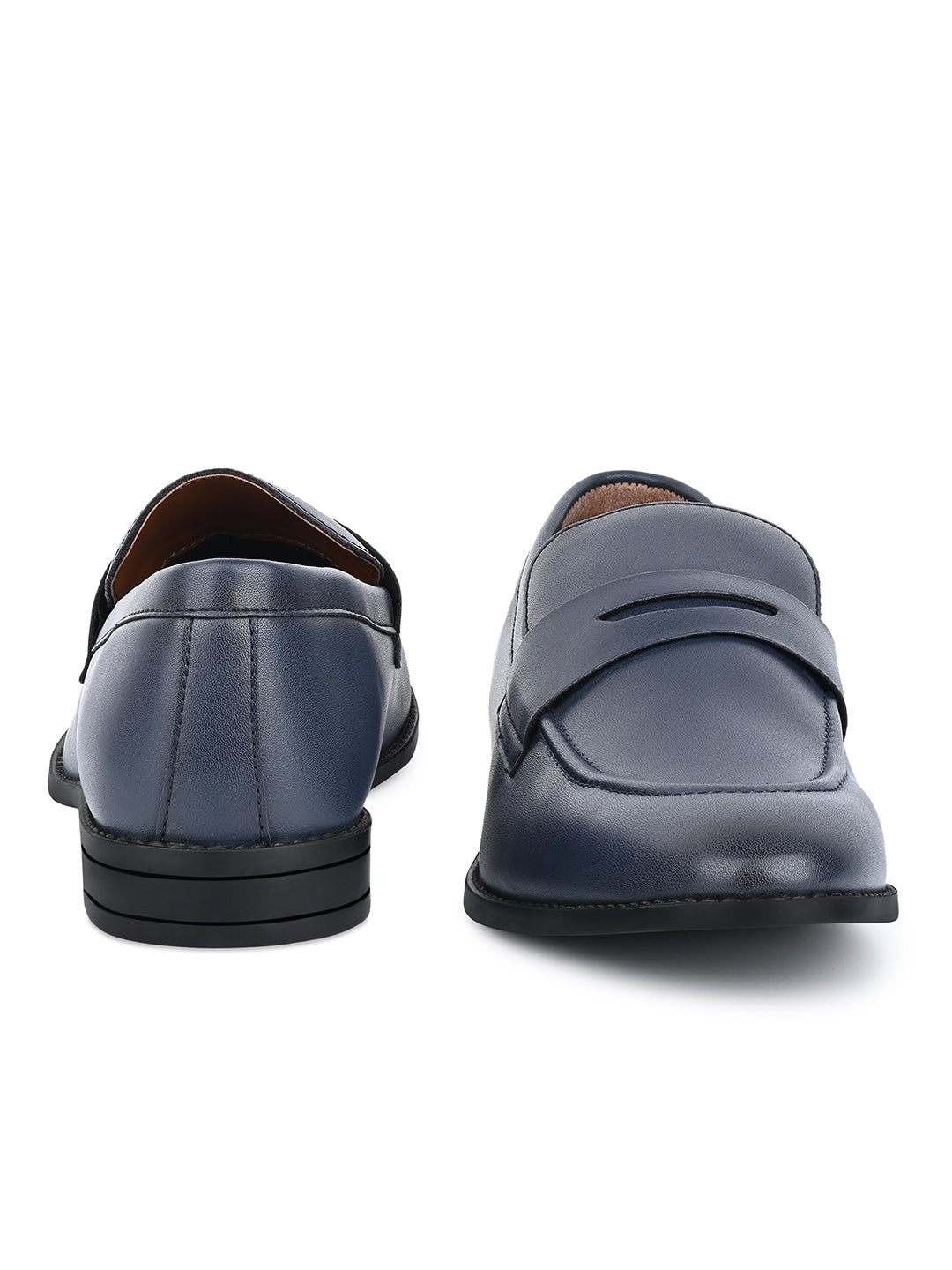 Federal Blue Slipon Style Comfortable Moccasins