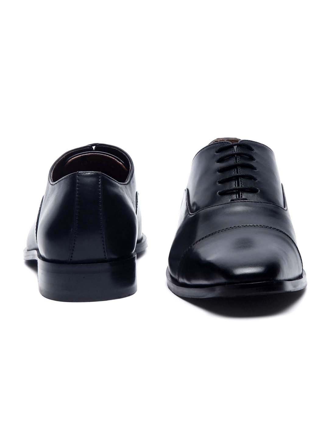 Jet Black Handmade Premium Italian Leather Oxfords