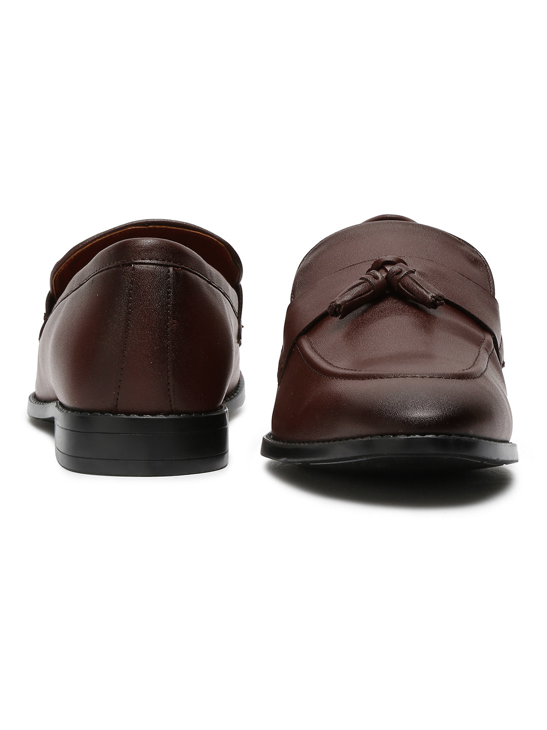 Brunette Brown Tassel Style Comfortable Moccasins