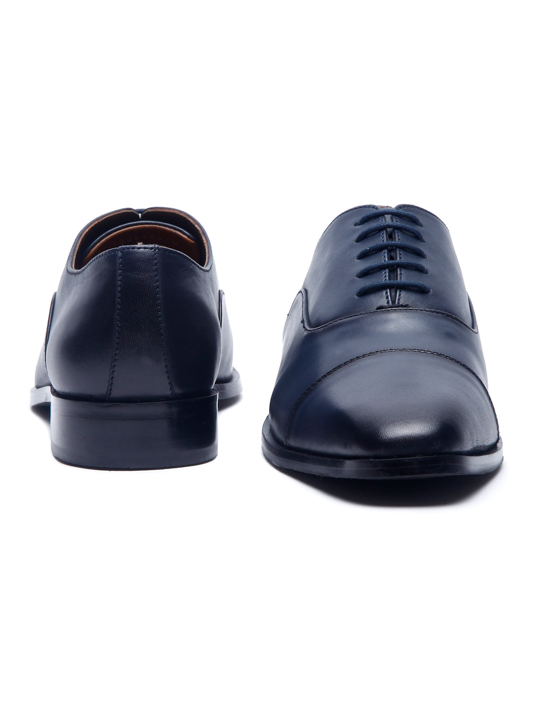 Federal Blue Handmade Premium Italian Leather Oxfords