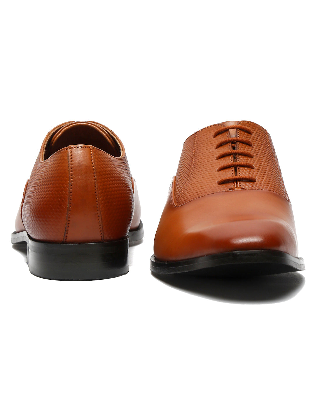 Russet Tan Handmade Premium Italian Leather Derby Shoes