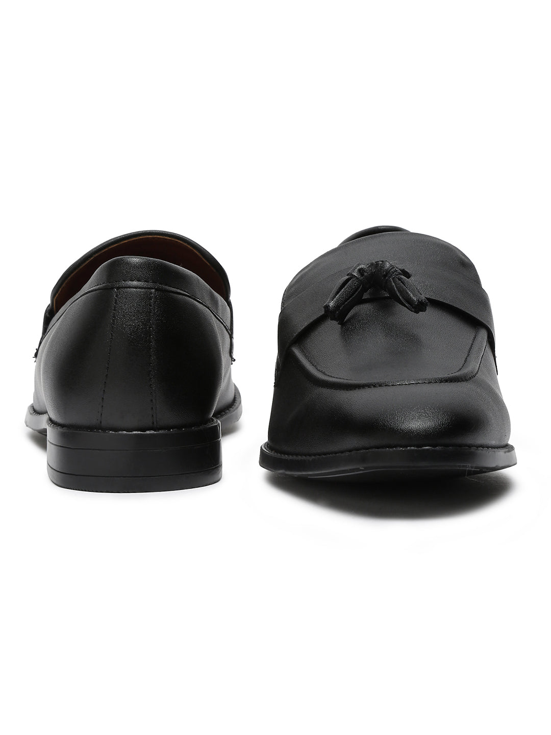 Obsidian Black Tassel Style Comfortable Moccasins