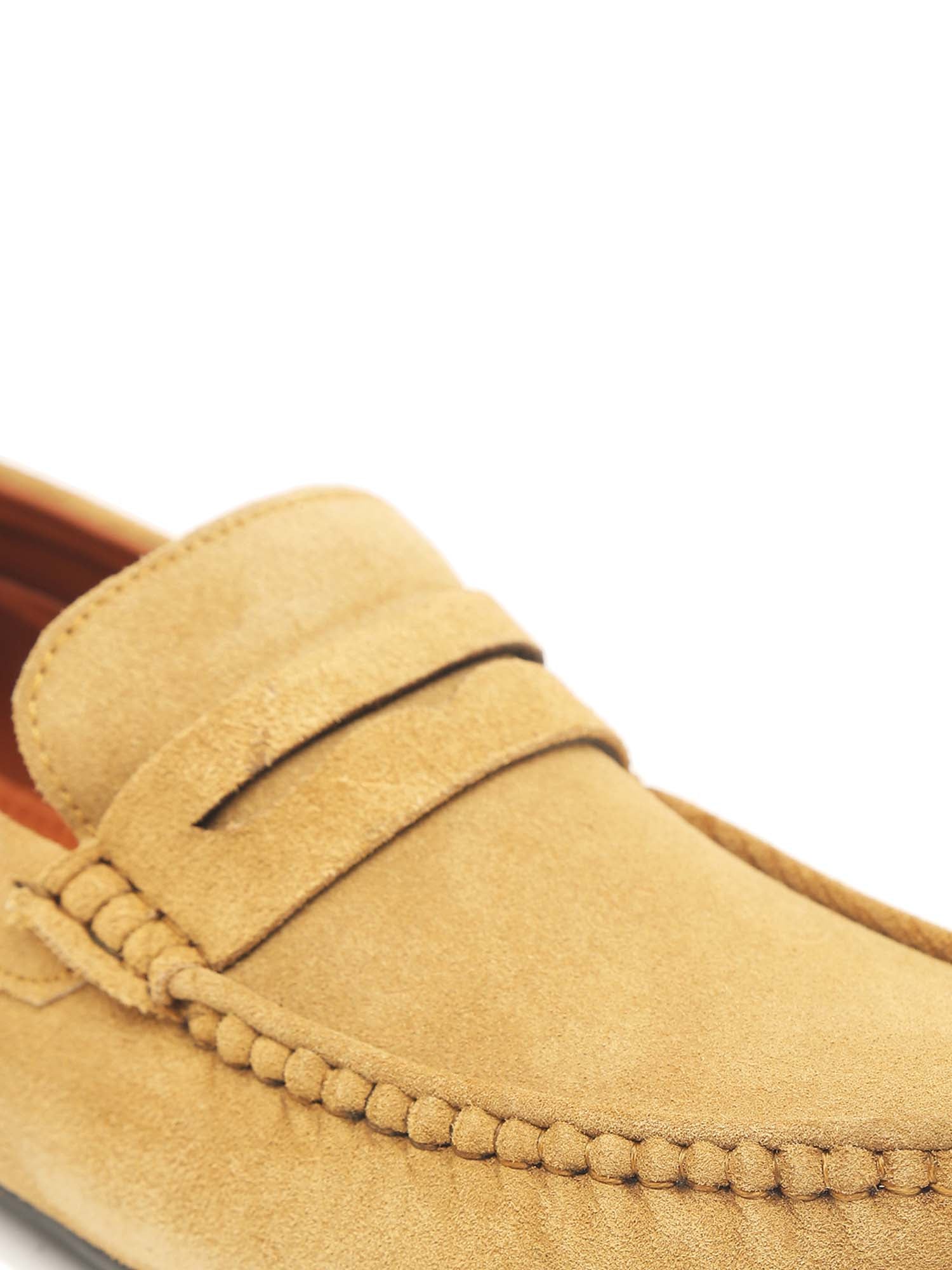 Italian Suede Leather Penny Loafers