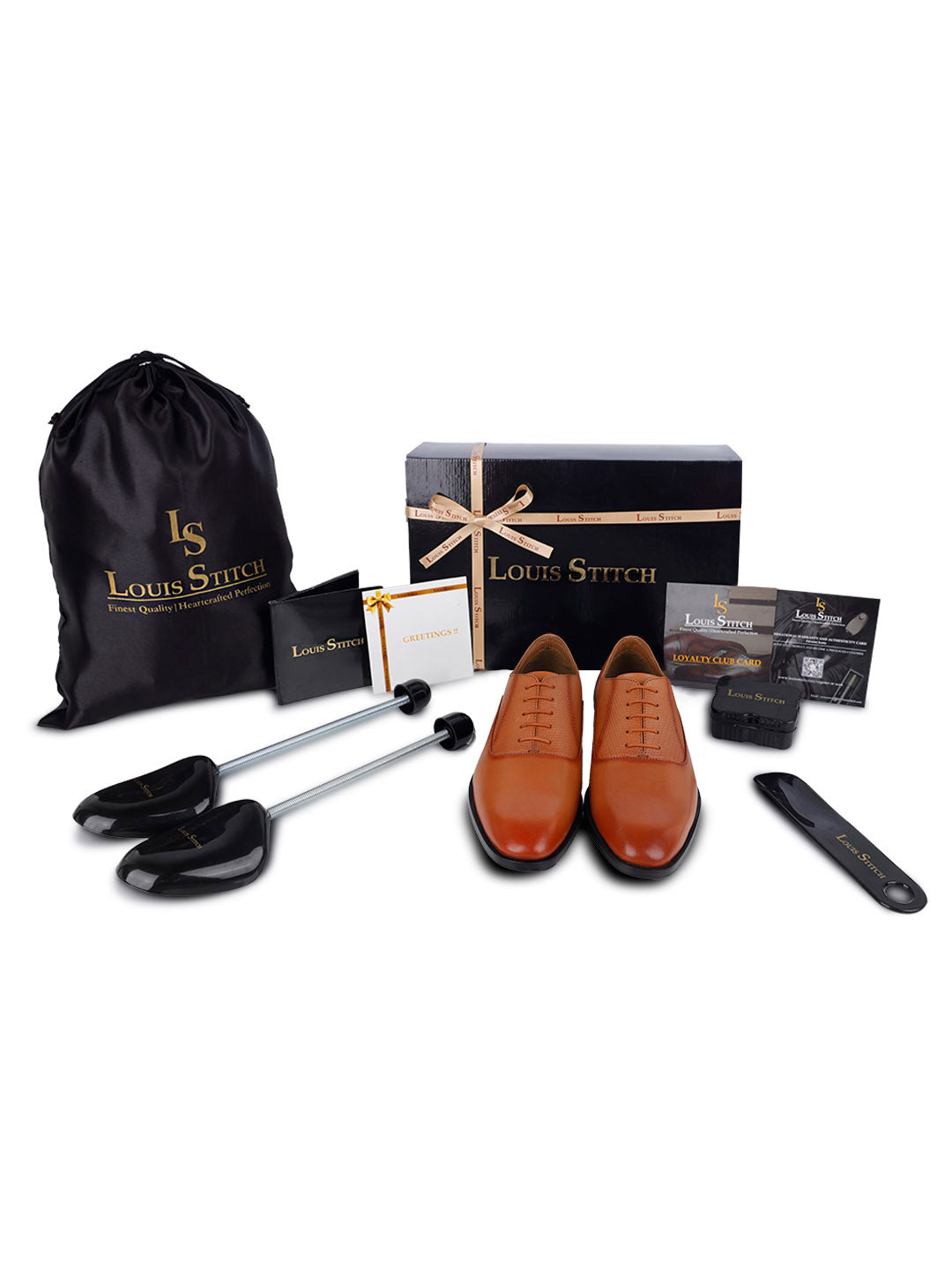 Russet Tan Handmade Premium Italian Leather Derby Shoes