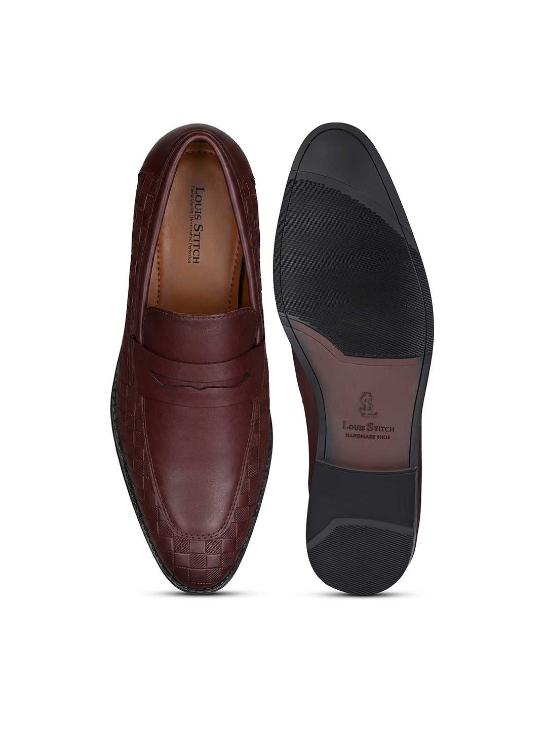 Rosewood Handcrafted Embossed Moccasin Slipon