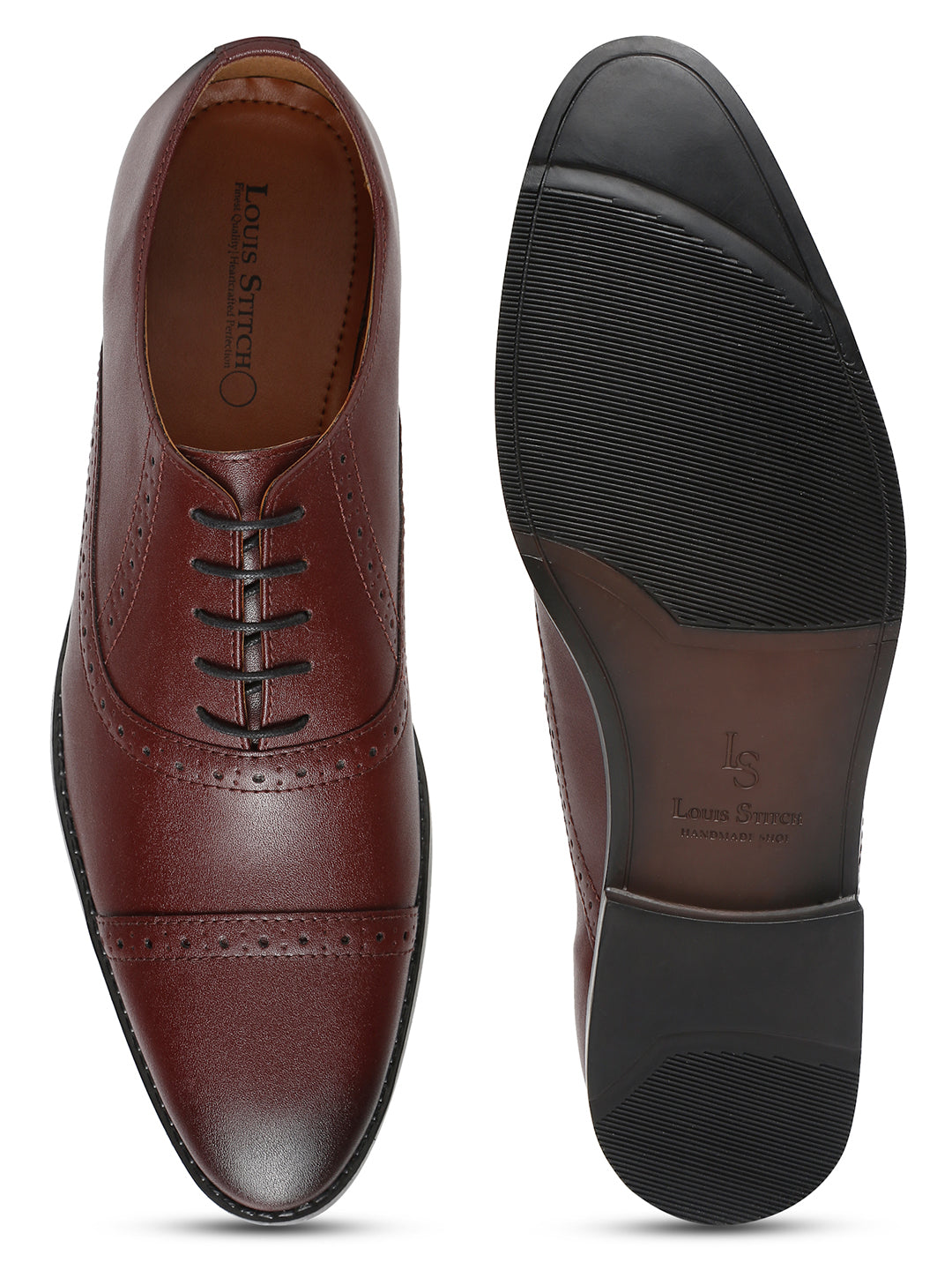 Rosewood Oxford Style Comfortable Formal Laceup Shoes