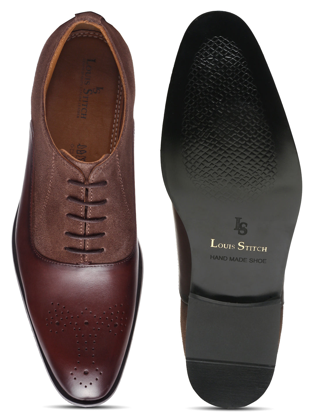 Brunette Brown Handmade Premium Italian Leather Brogues