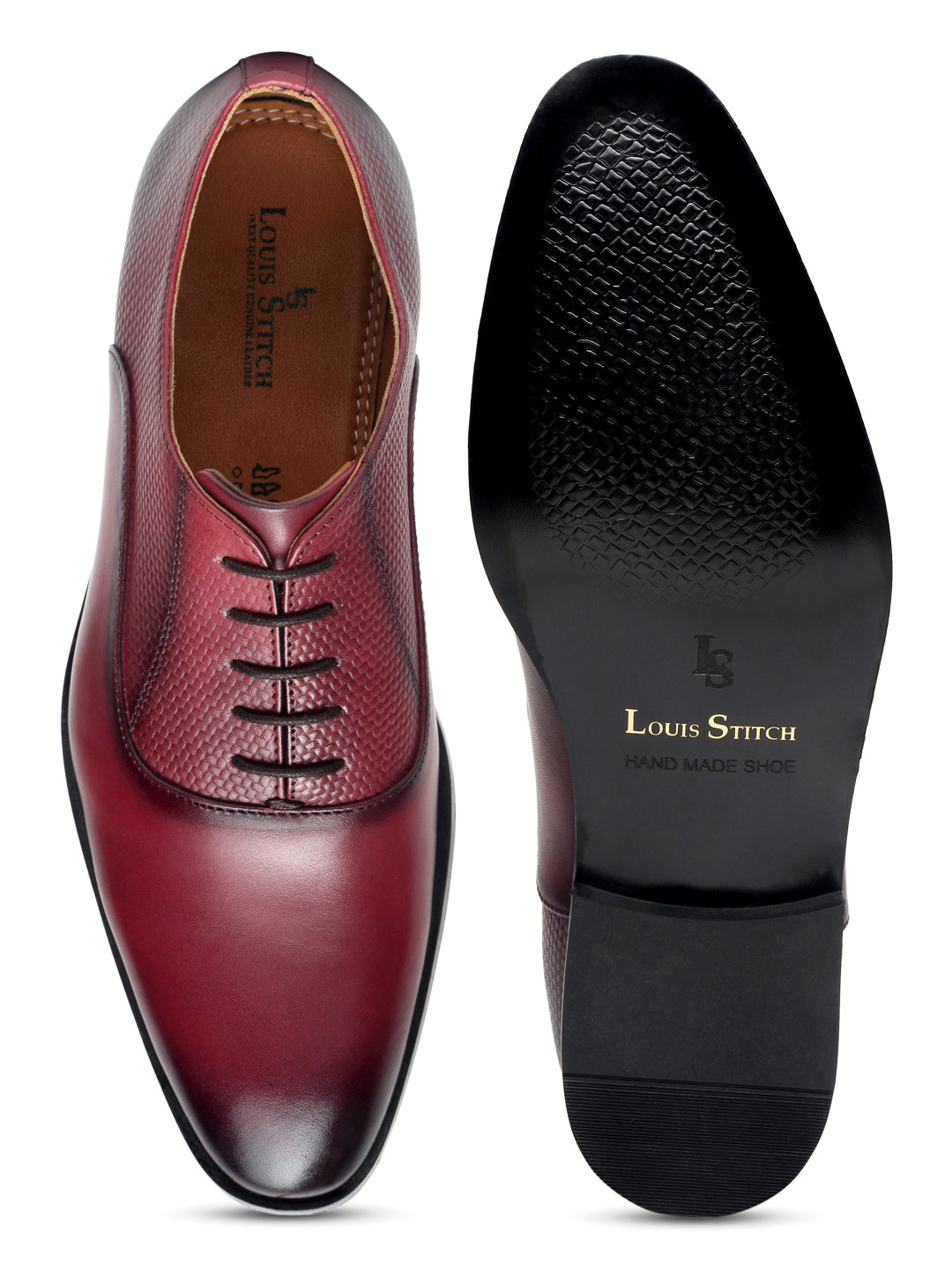 Rosewood Handmade Premium Italian Leather Derby Shoes