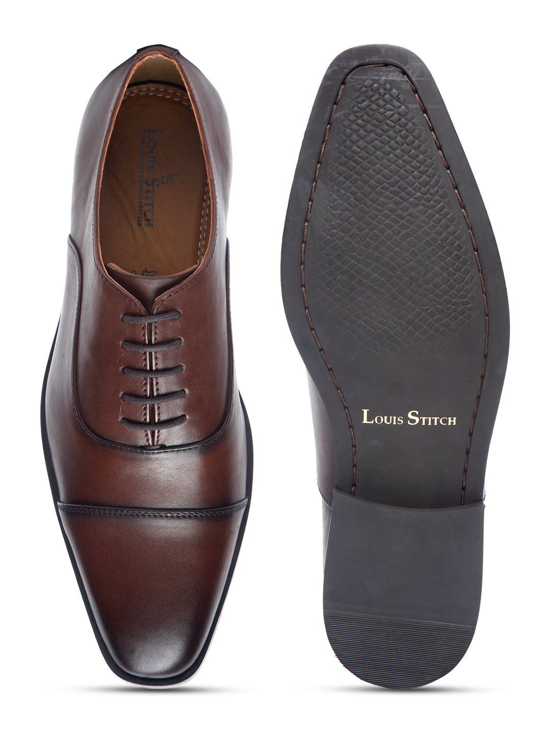 Brunette Brown Handmade Premium Italian Leather Oxfords