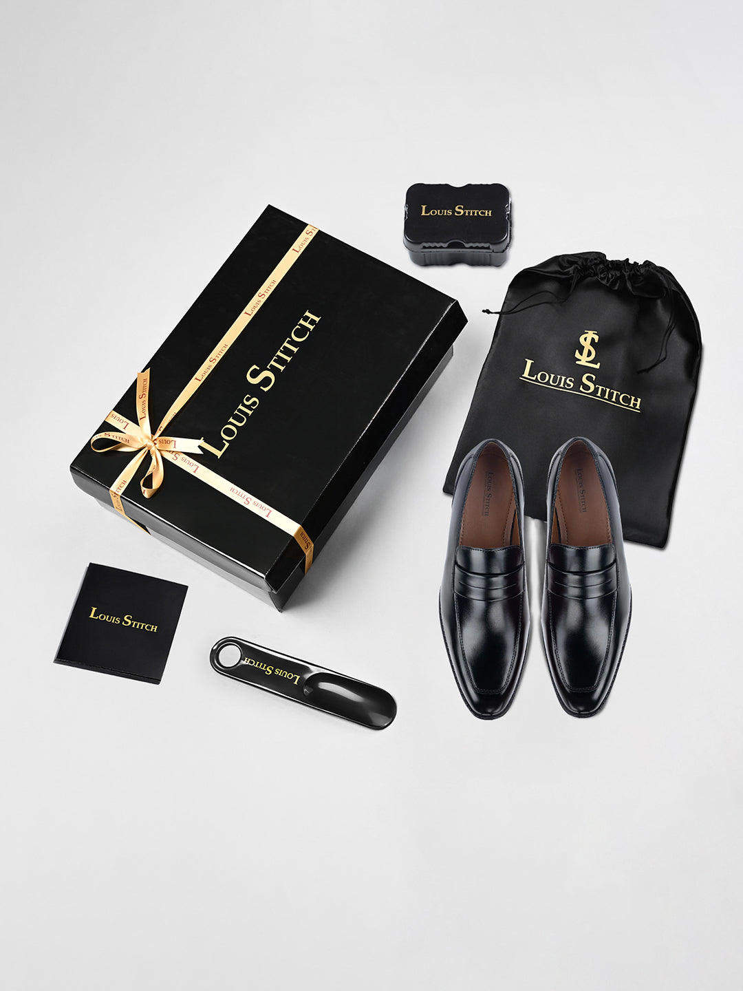 Jet Black Handcrafted Dual Tone Moccasin Slipon