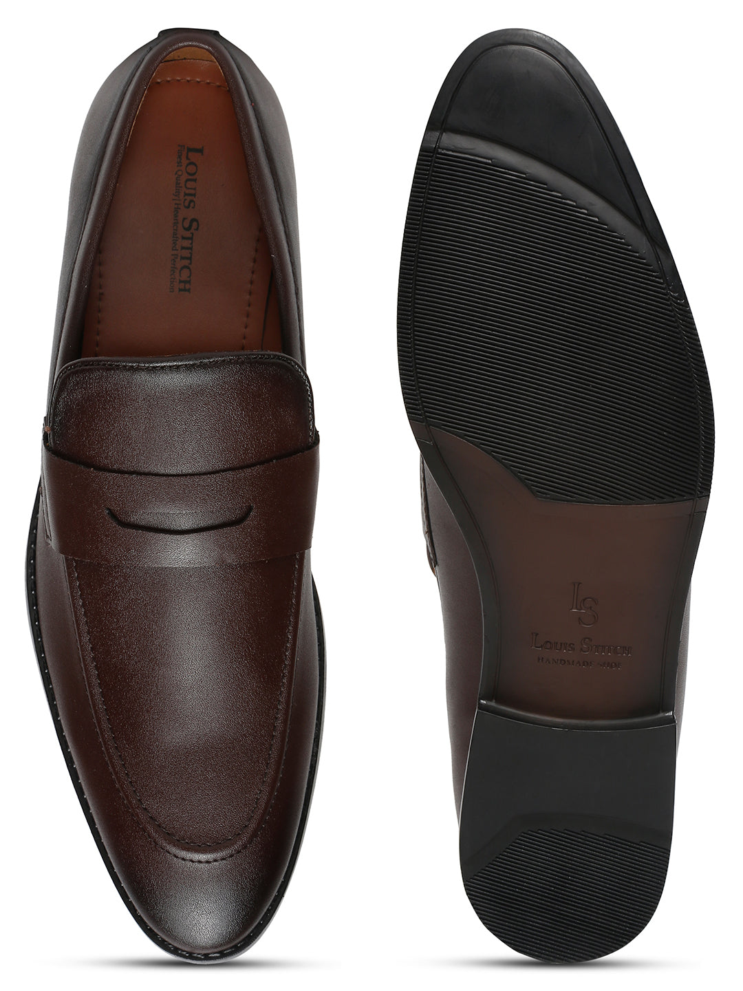 Brunette Brown Slipon Style Comfortable Moccasins