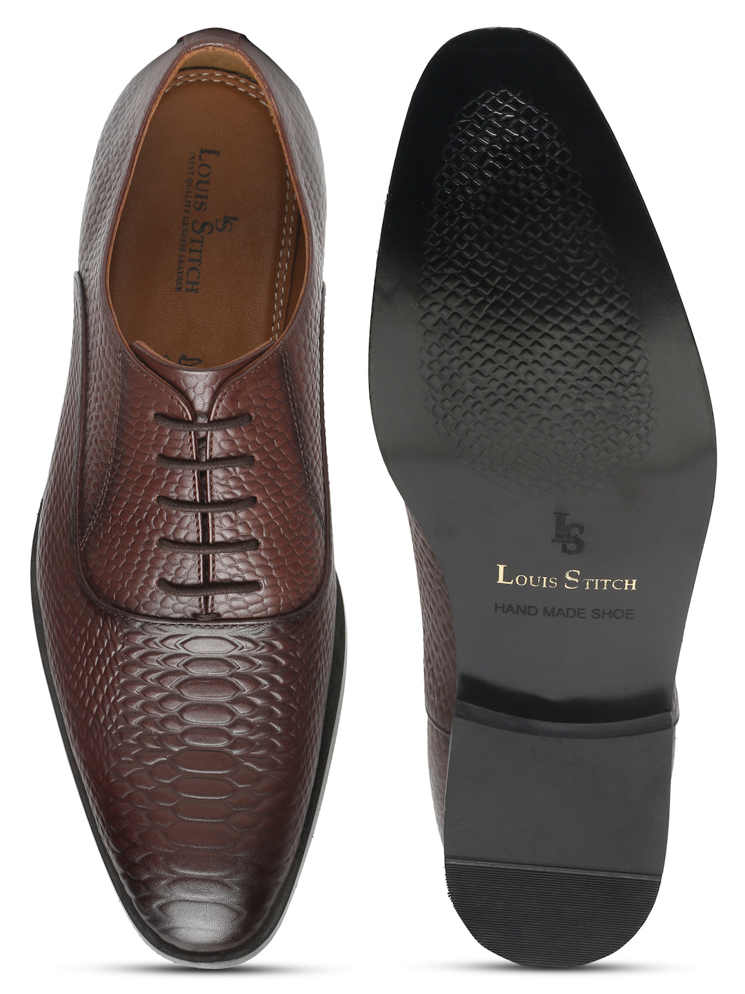 Brunette Brown Handmade Premium Italian Leather Derby Shoes