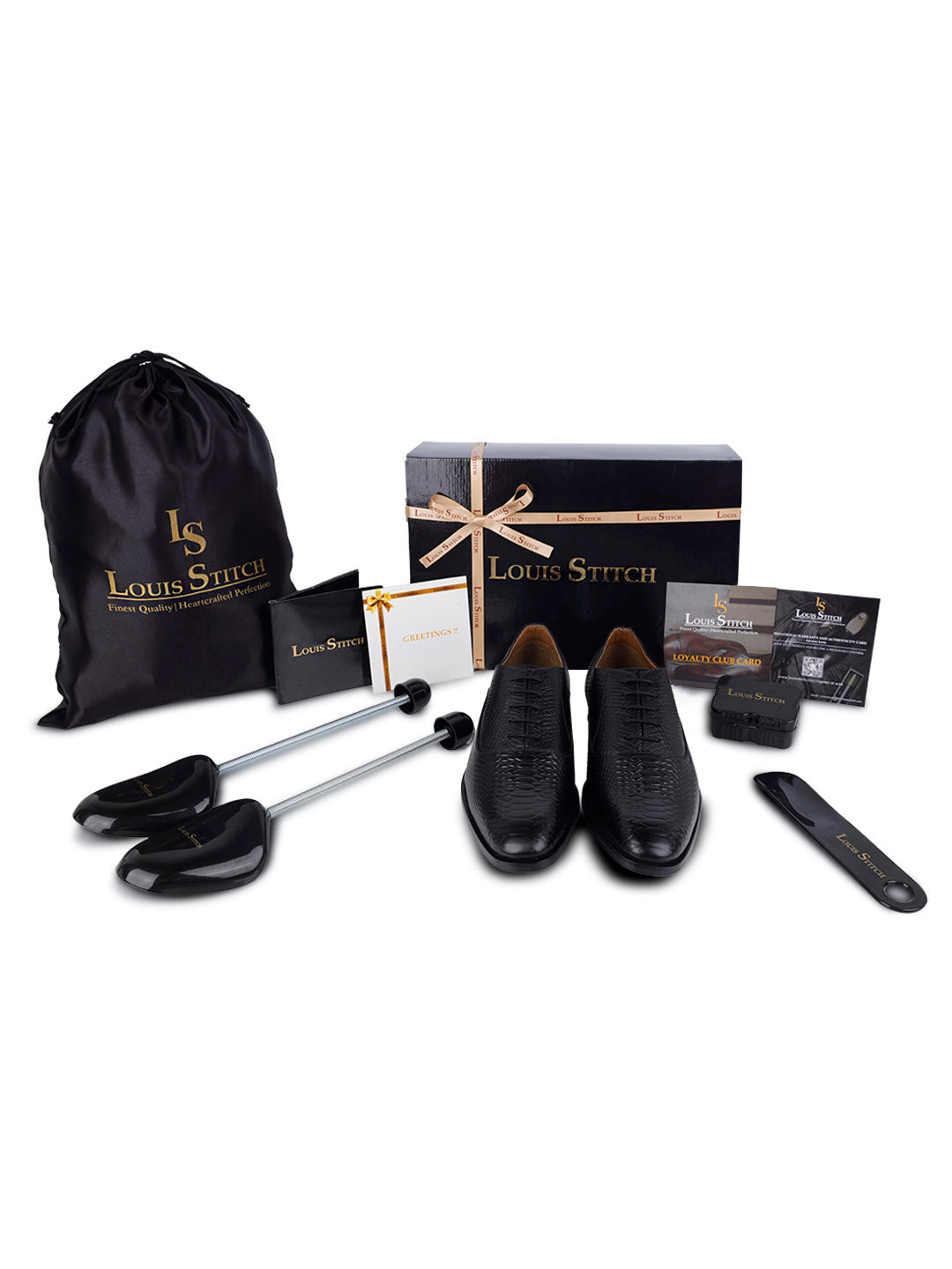 Jet Black Handmade Premium Italian Leather Derby Shoes