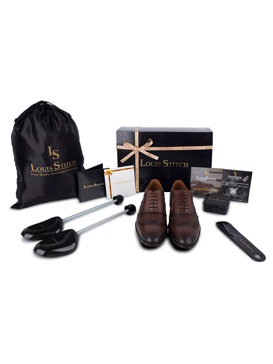 Brunette Brown Handmade Premium Italian Leather Brogues