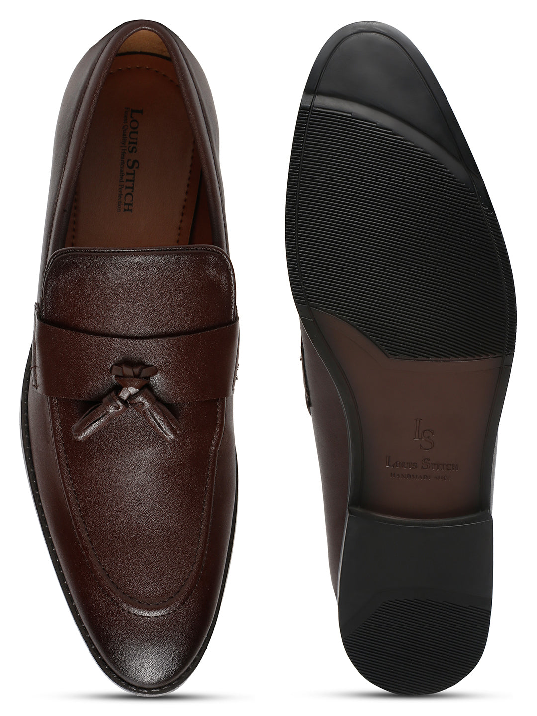 Brunette Brown Tassel Style Comfortable Moccasins