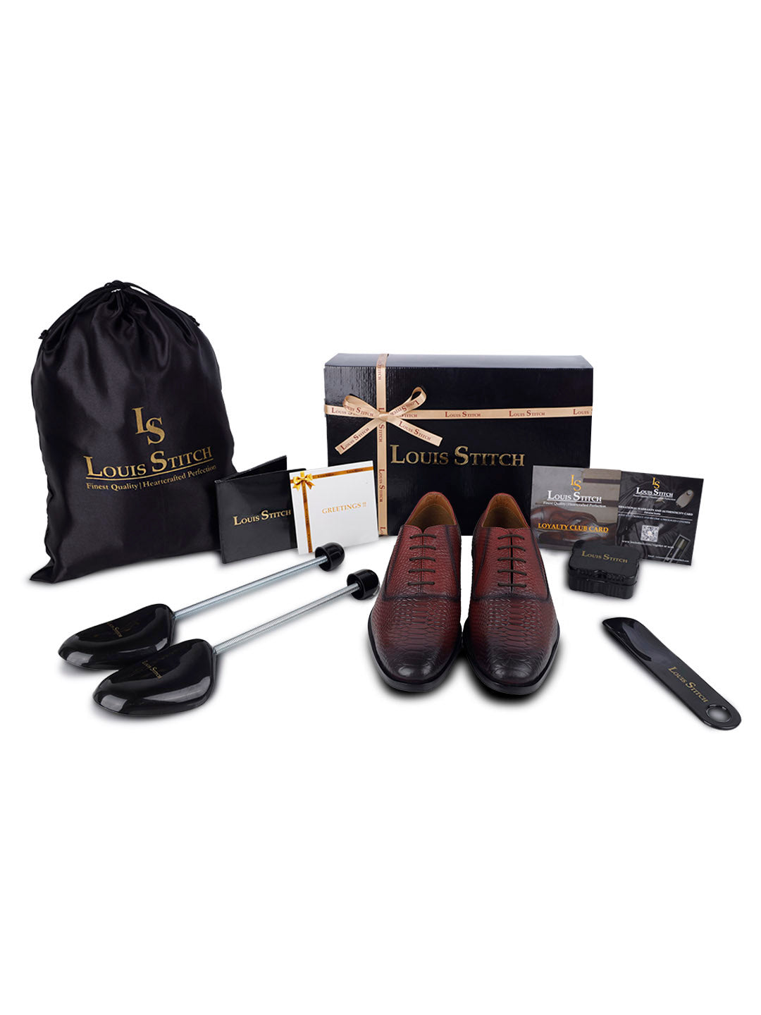 Rosewood Handmade Premium Italian Leather Derby Shoes