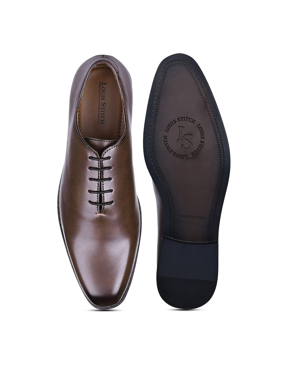 Rosewood Handcrafted Lace-Up Wholecut Derby Shoe