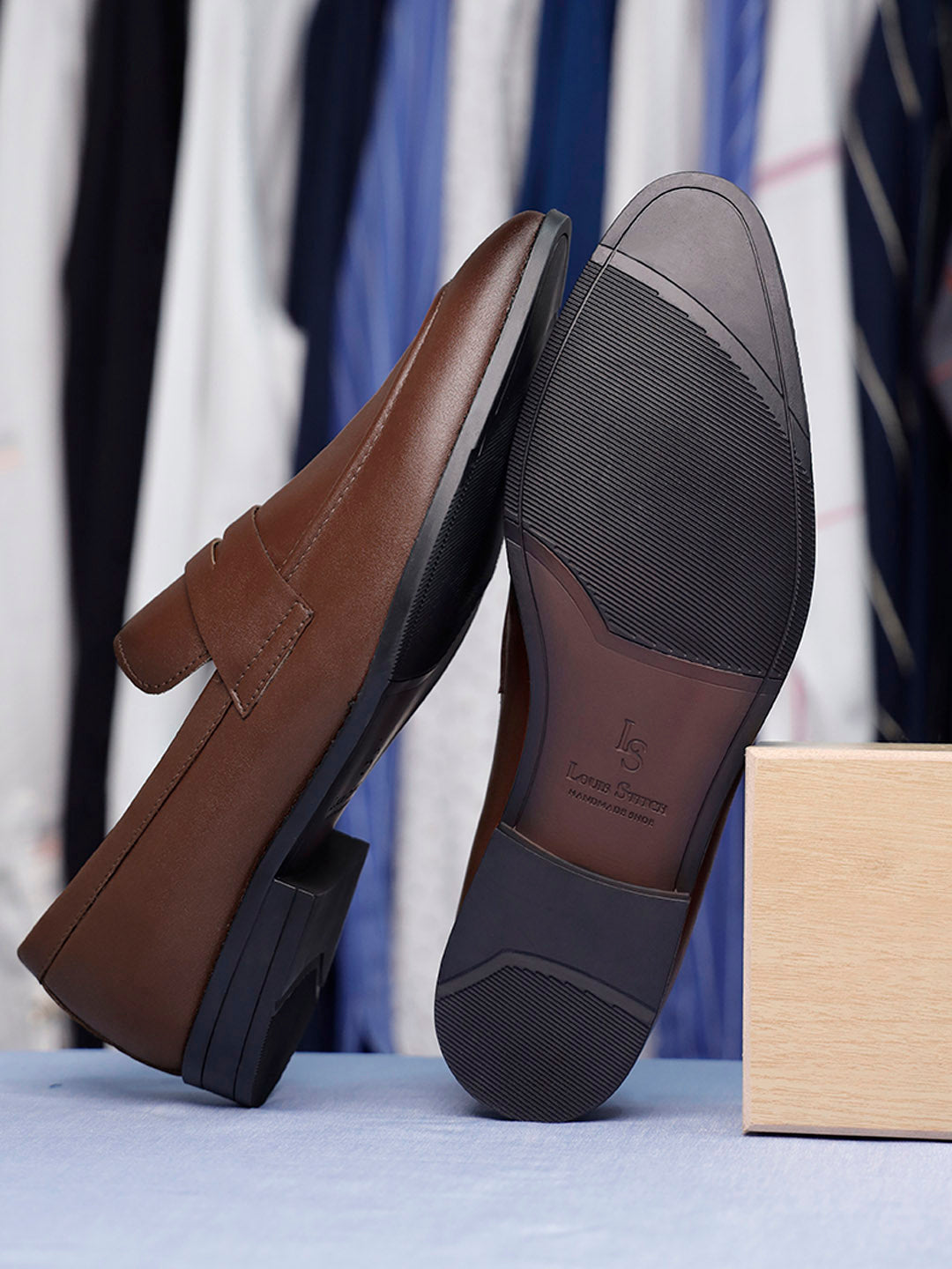 Russet Tan Slipon Style Comfortable Moccasins