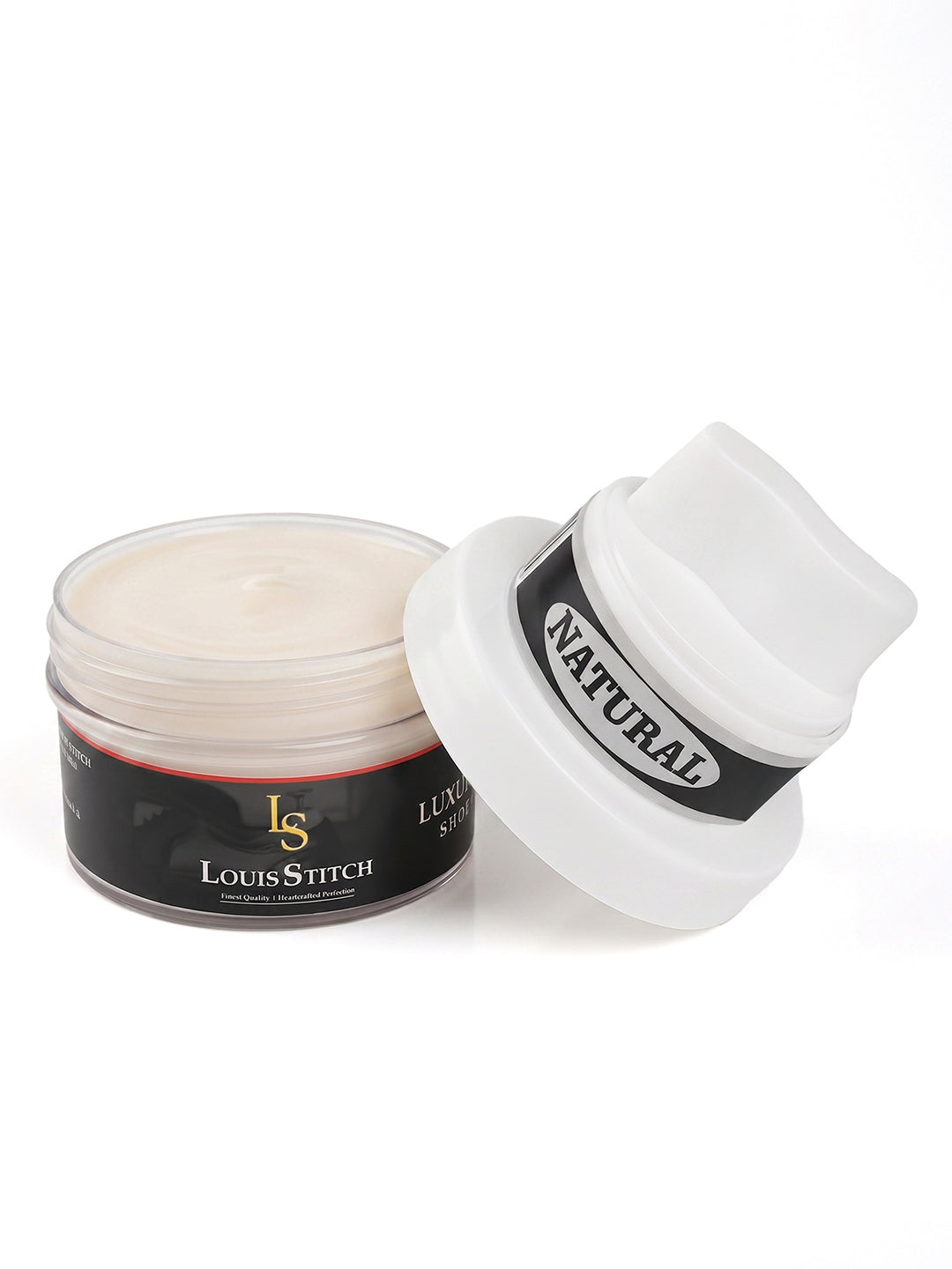 Neutral Leather Shoe Cream with Applicator For Leather items