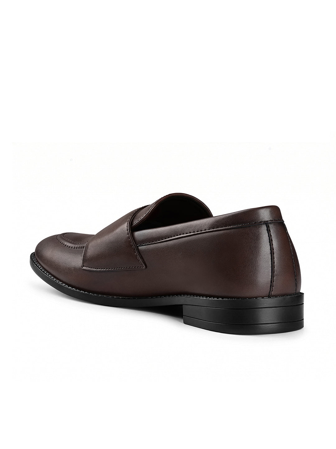 Brunette Brown Handcrafted Slipon Style Comfortable Monk