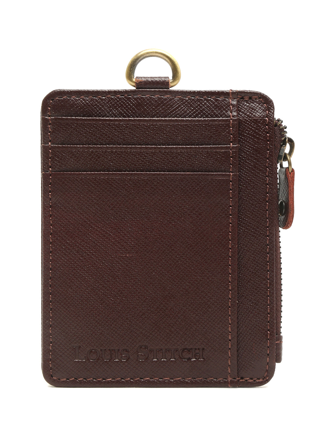 Rosewood Italian Saffiano Leather Wallet