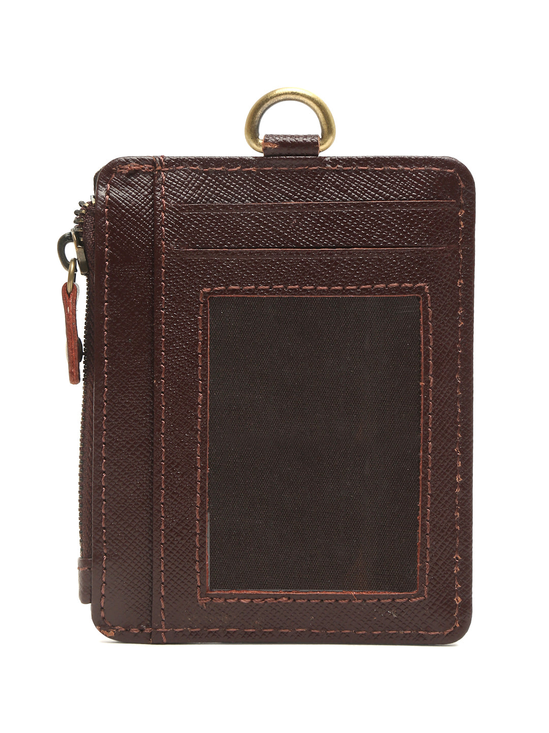 Rosewood Italian Saffiano Leather Wallet