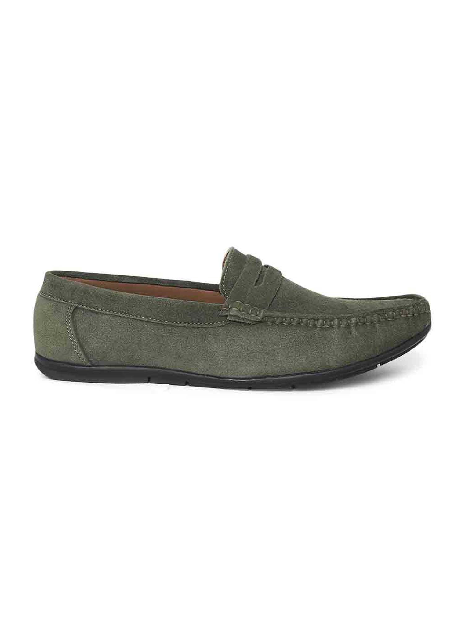 Italian Suede Leather Penny Loafers