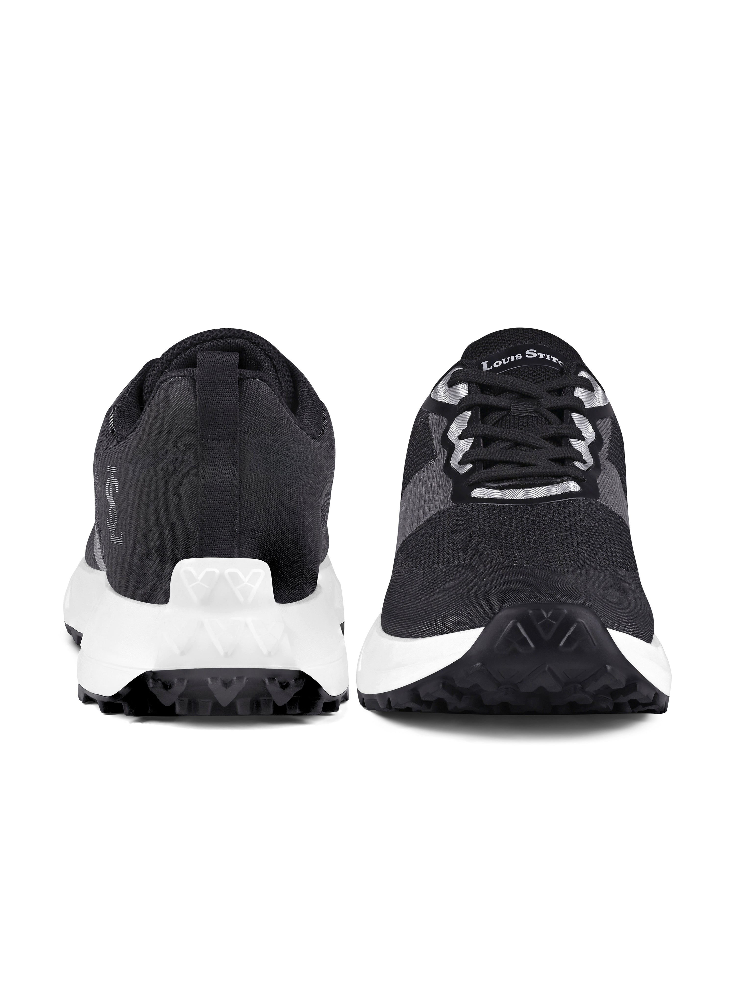 Noble Black Lightweight Athleisure Sport Shoes